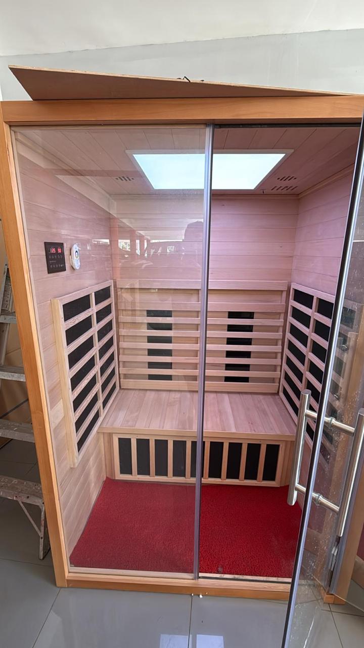 Interior del sauna modelo 1